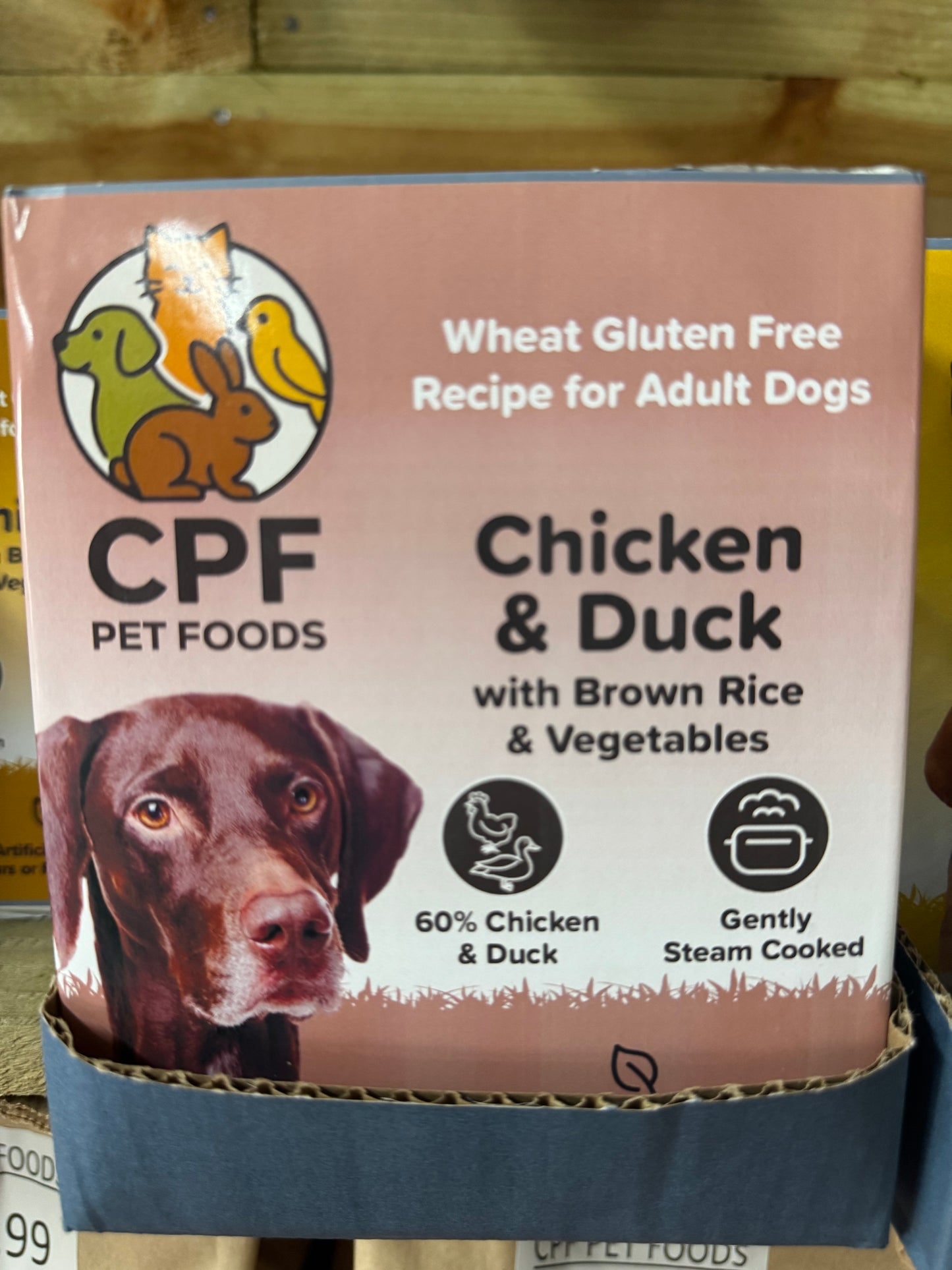 CPF PET FOODS CHICKEN & DUCK WITH BROWN RICE & VEG (Wet Tray)