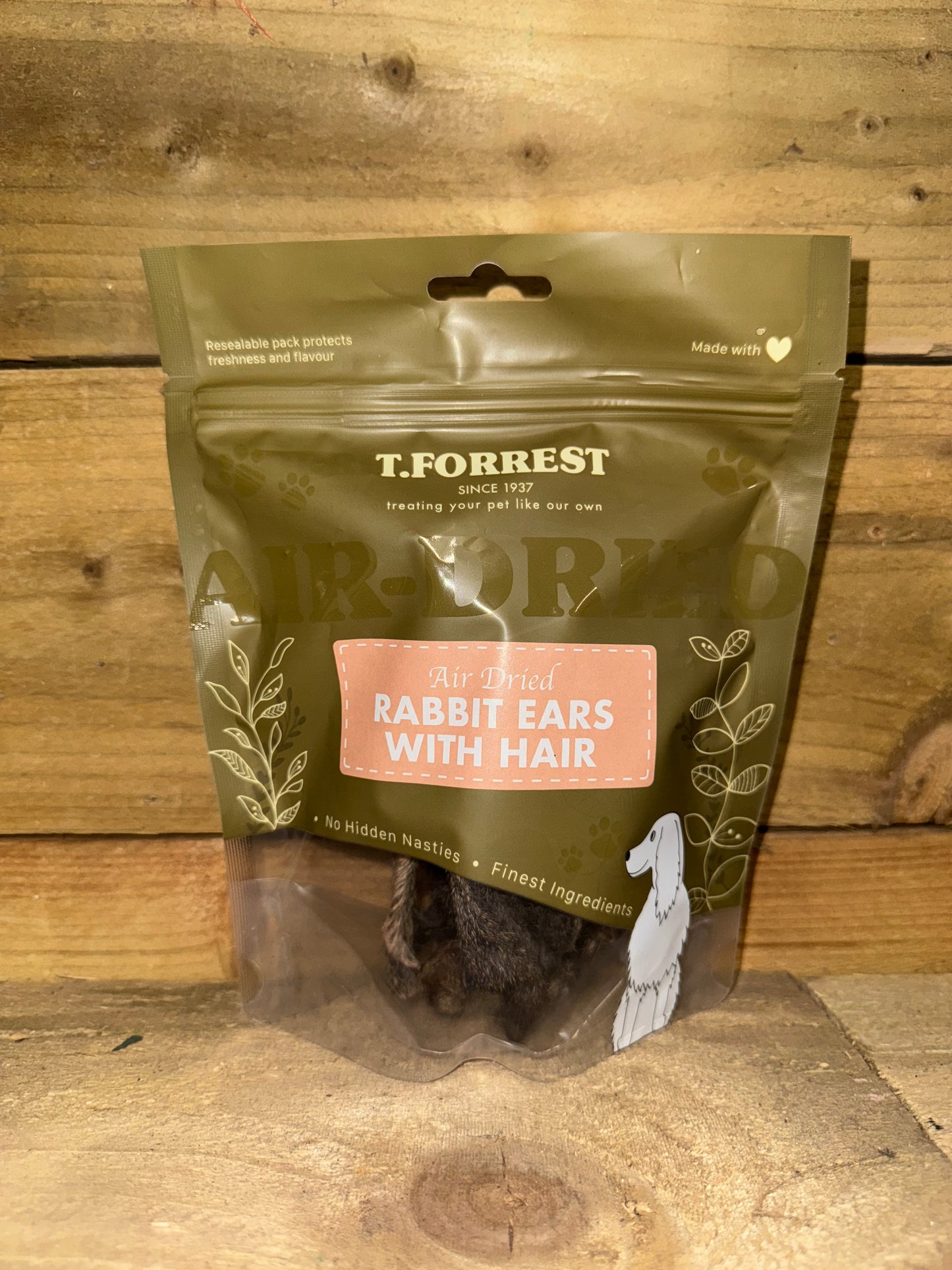 T. FOREST RABBIT EARS WITH HAIR