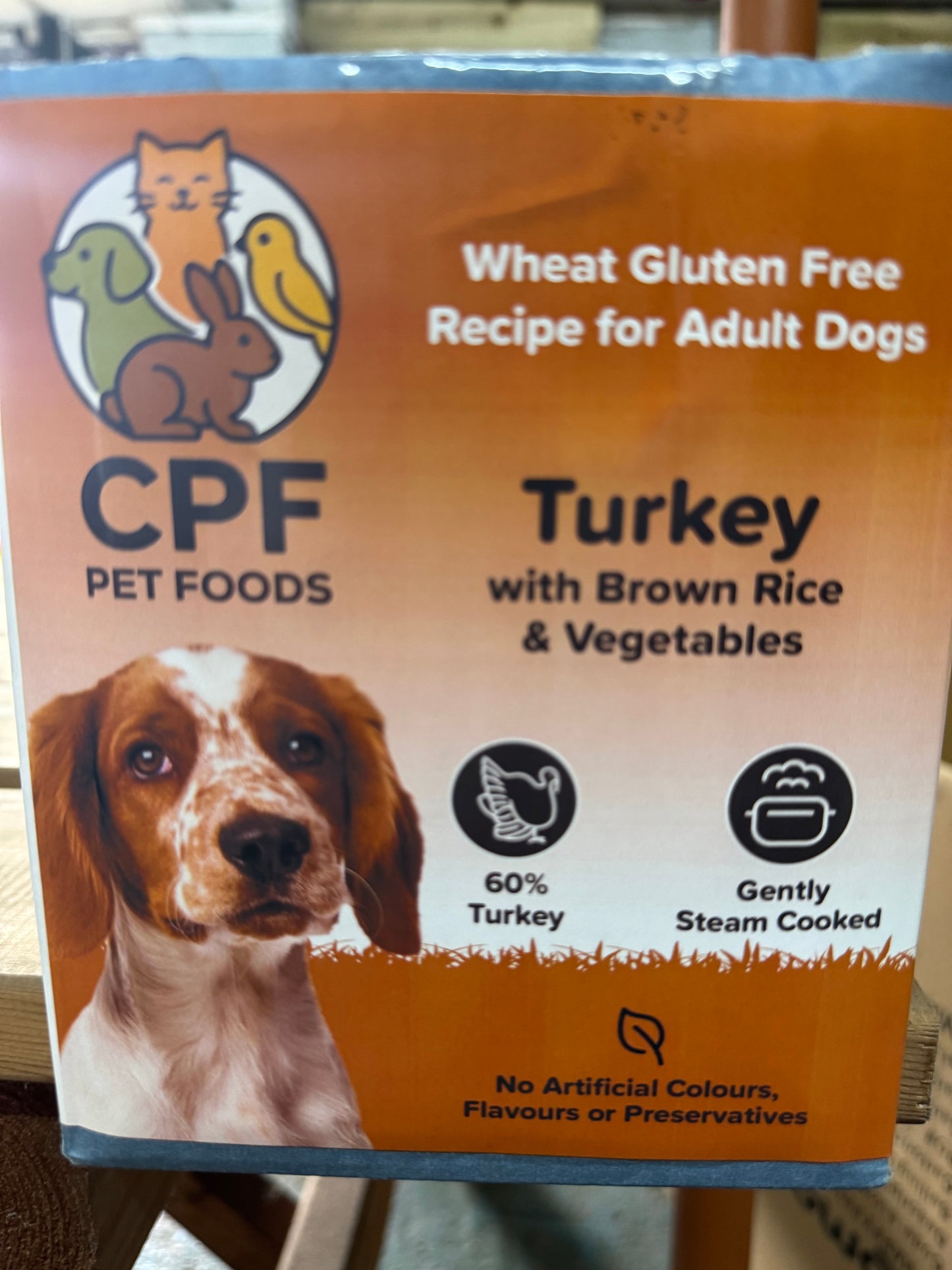 CPF PET FOODS TURKEY & BROWN RICE WITH VEG 395G