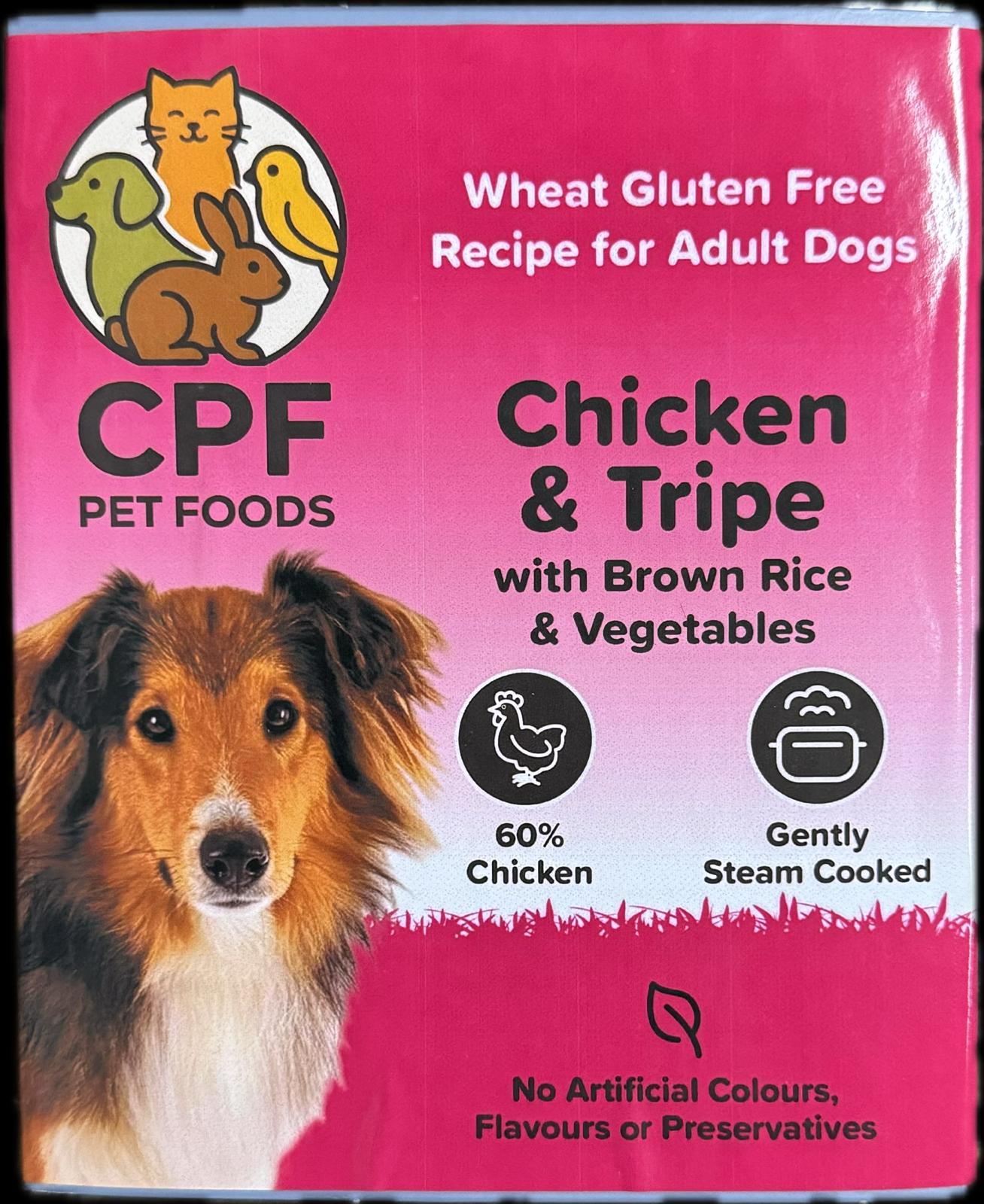 CPF PET FOODS CHICKEN & TRIPE 395G