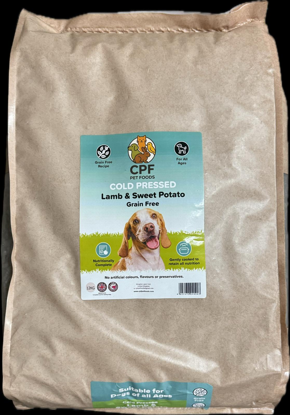 COL PRESSED LAMB & SWEET POTATO 12KG