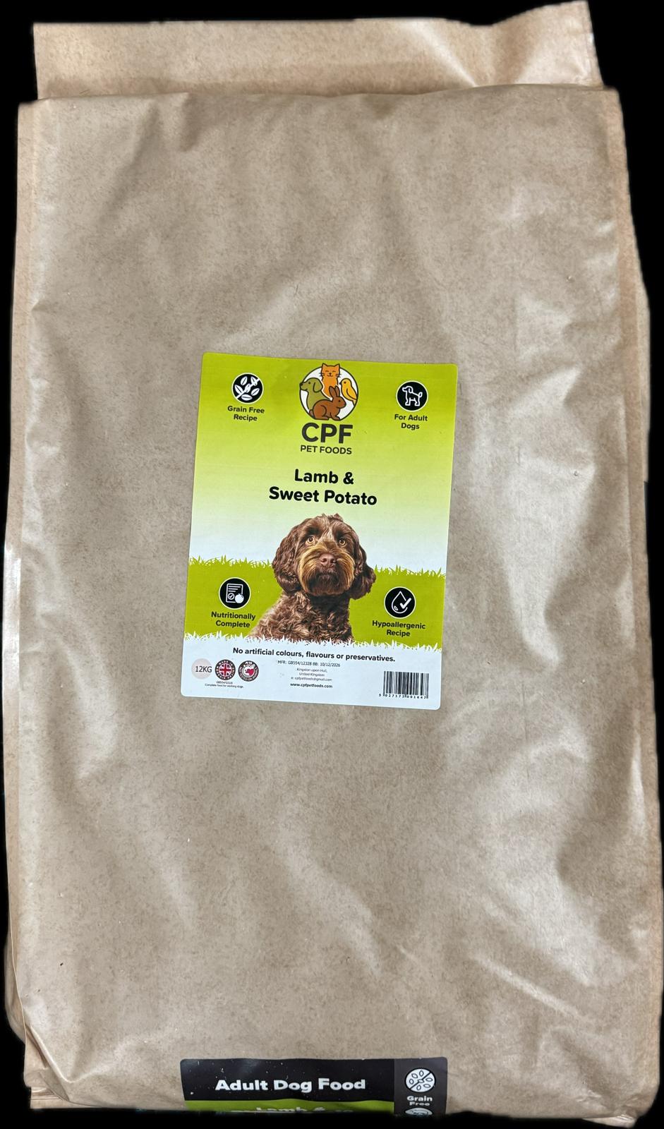 LAMB & SWEET POTATO GF 12KG
