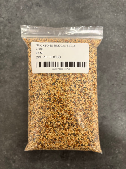 BUCKTONS BUDGIE SEED 750G
