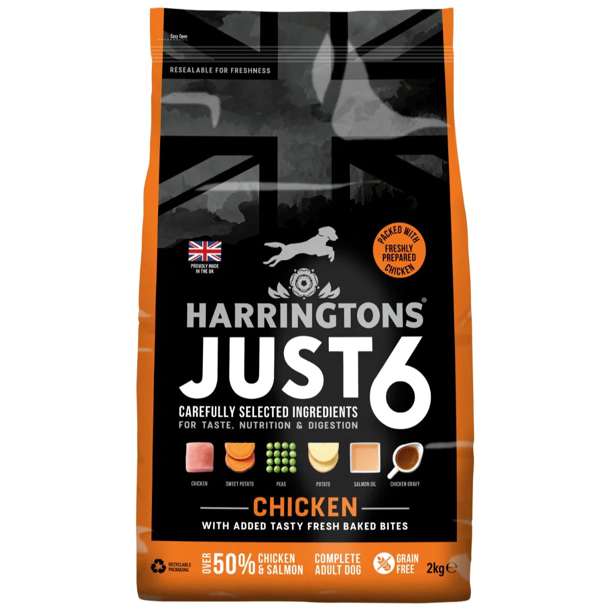 HARRINGTON JUST 6 CHICKEN 2KG