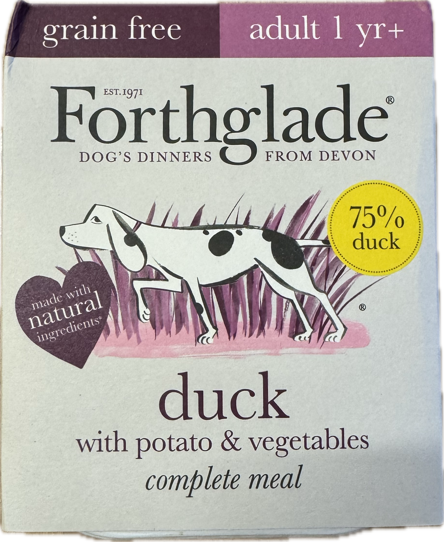 FORTHGLADE DUCK WITH POTATO AND VEG
