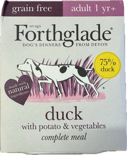 FORTHGLADE DUCK WITH POTATO AND VEG