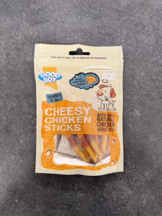 CHEESY CHICKEN STICKS
