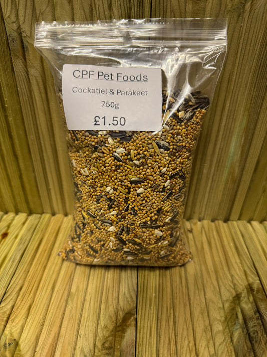 COCKATIELS & PARAKEET MIX 750g