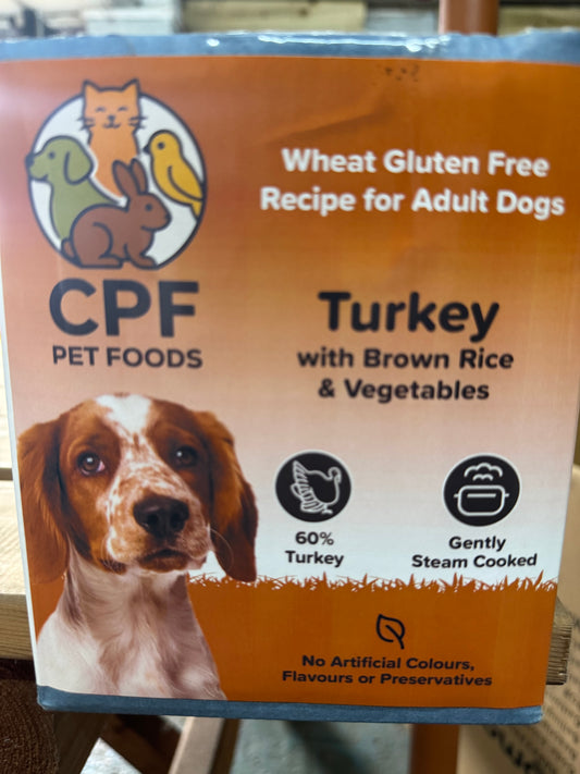 CPF PET FOODS TURKEY & BROWN RICE WITH VEG 395G