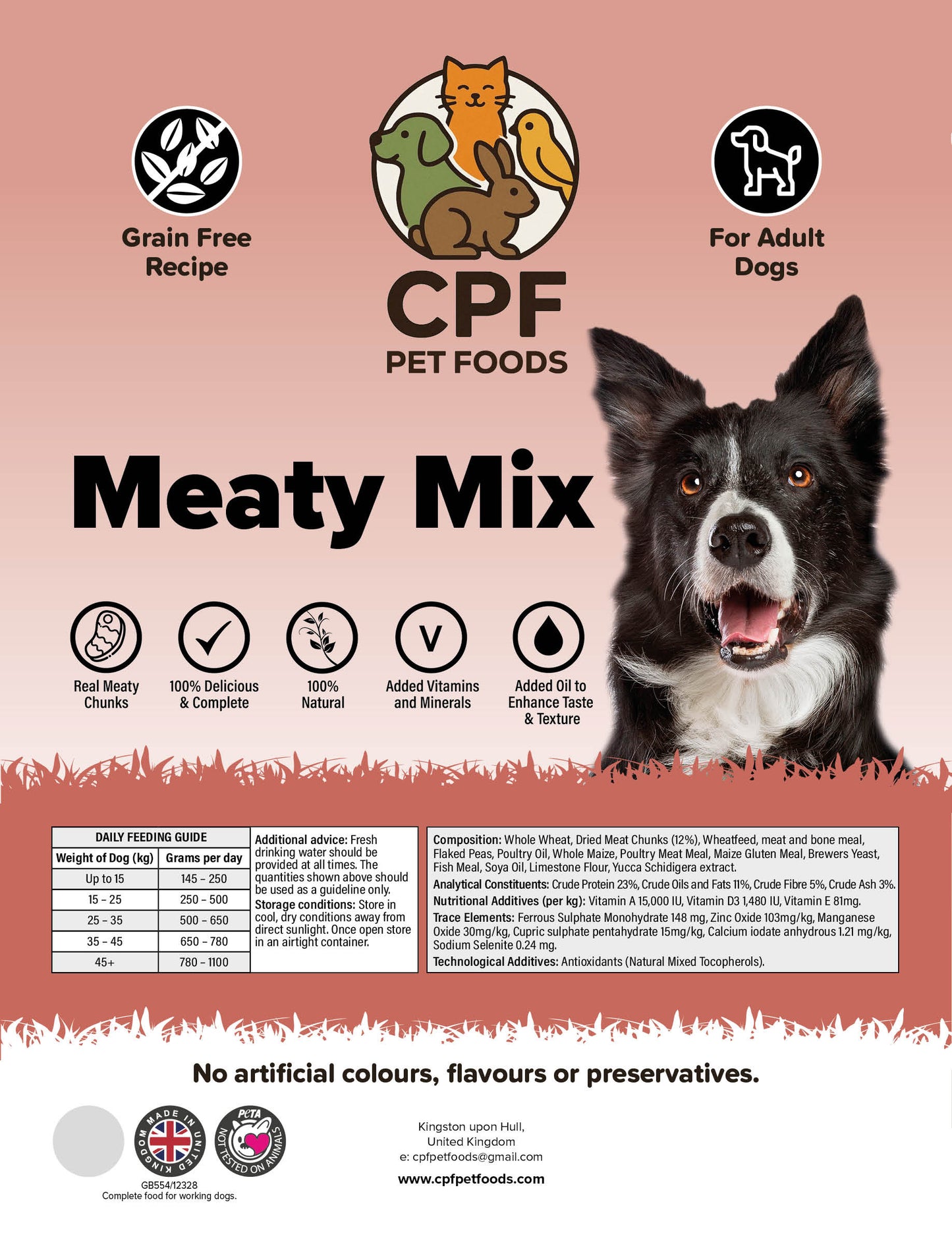 CPF PET FOODS MEATY MIX 15kg